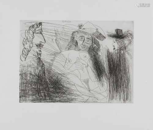 δ Pablo Picasso (1881-1973 Painter, Nude Model