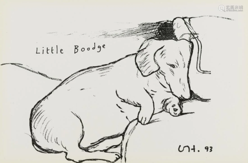 δ David Hockney (b.1937) Little Boodge
