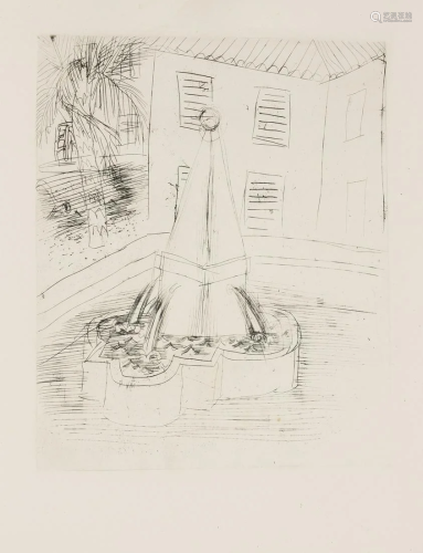 δ Raoul Dufy (1877-1953) Fontaine à Vence