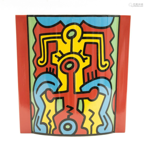 Keith Haring (1958-1990) (after) Spirit of Art Vase