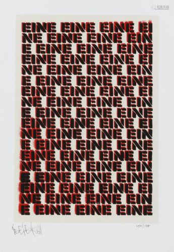 δ Ben Eine (b.1970) Moniker Print