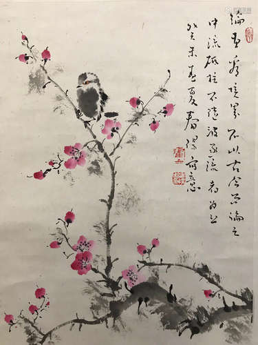 霍春阳花鸟精品立轴