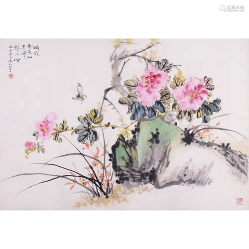 陆抑非 花卉