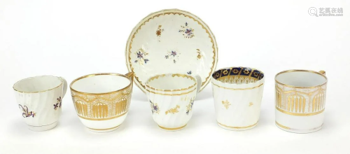 Early 19th century English teaware including a Copeland