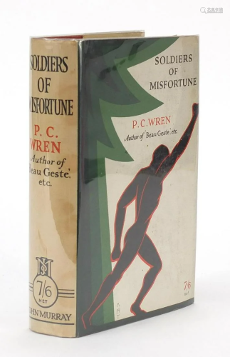 Soldiers of Misfortune, hardback book with dust cover