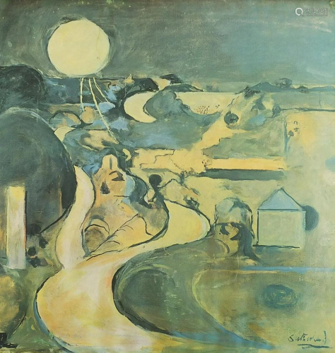 Graham Sutherland - Road to Porthclais, lithographic