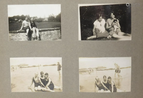 Early 20th century social history photographs arranged