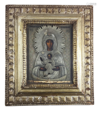 Hand-painted Russian icon