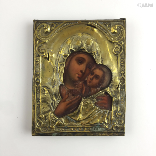 Hand-painted icon