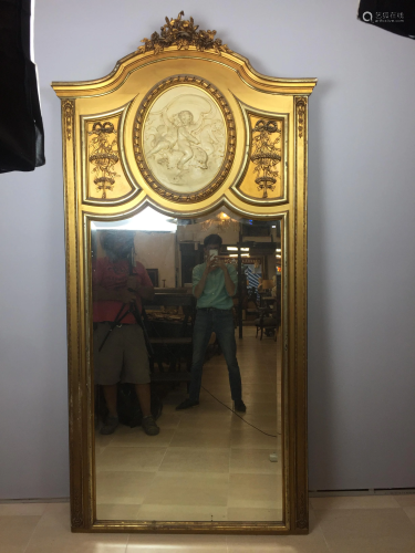 French trumeau mirror