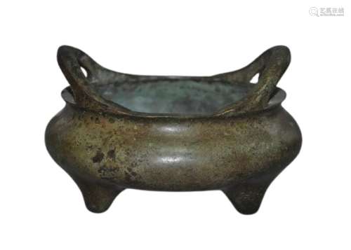 Chinese Bronze Incense Burner Censer