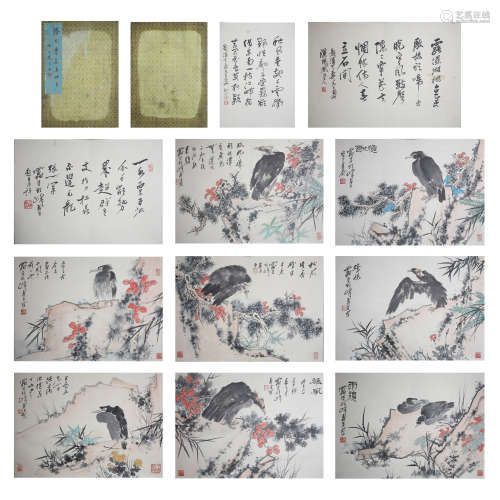 Flower and Bird Ink Painting Album from FuTianShou