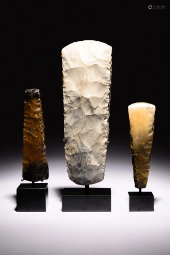 A Group of Three Scandinavian Neolithic Stone Tools