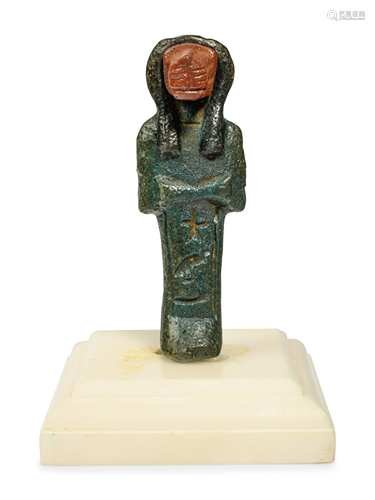 An Egyptian Composite Faience Sekhmet Height 3 1/2