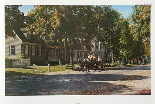 Grant Romney Clawson, Williamsburg, Offset Lithograph