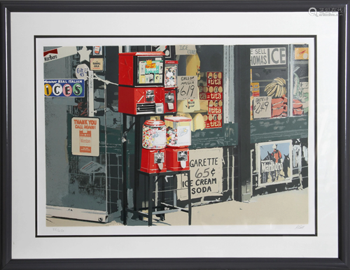 Charles Bell, Little Italy, Screenprint