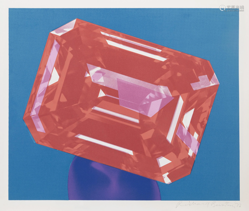 Richard Bernstein, Ruby, Screenprint in Colors