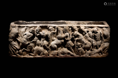 The Hurstmont Sarcophagus Height 18 x width 54 x depth