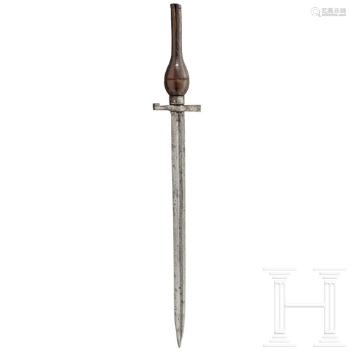 A German plug bayonet, circa 1650