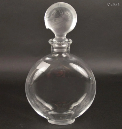 BACCARAT CRYSTAL NAUTILUS SHELL DECANTER - Baccarat