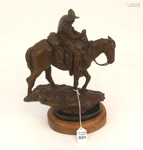 HERB MIGNERY COWBOY BRONZE 