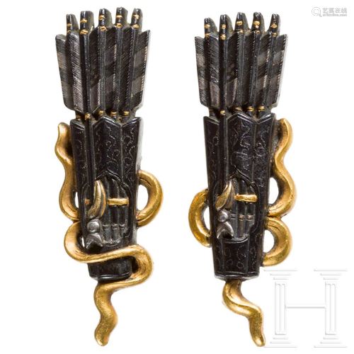 A pair of Japanese menuki, 2nd half of the Edo period