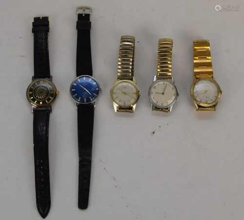 Mixed men's watch Lot Borel, Swank, Timex, Helbros,