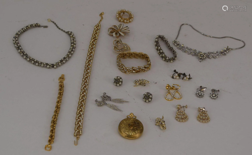 Costume Jewelry Mostly Signed Lot. Trifari, Kremetz