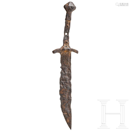 A Burgundian knightly dagger, circa 1400