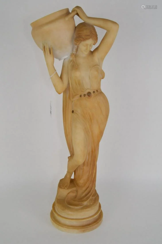 ITALIAN CLASSICAL MARBLE SCULPTURE OF A MAIDEN - Marble