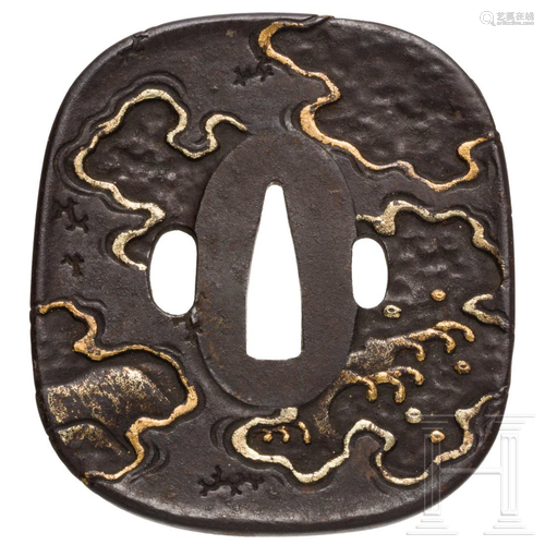 A Japanese tsuba, circa 1830