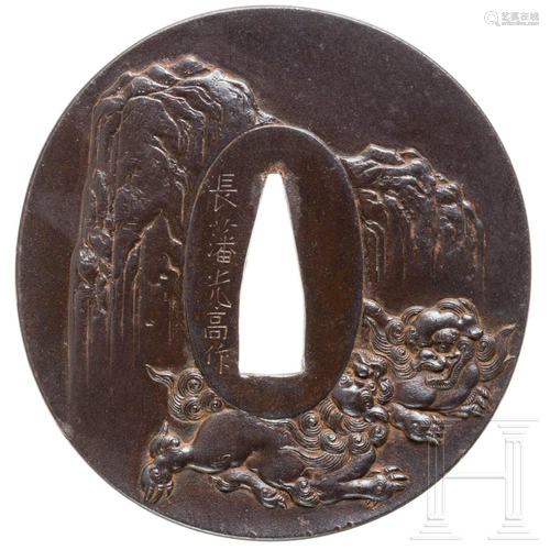 A Japanese Tsuba, circa 1830