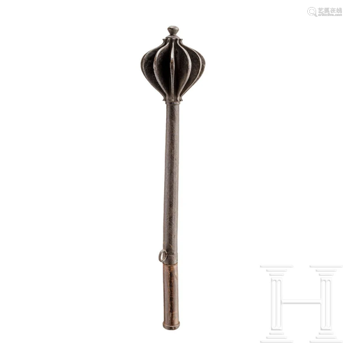 A heavy Hungarian mace, circa 1600