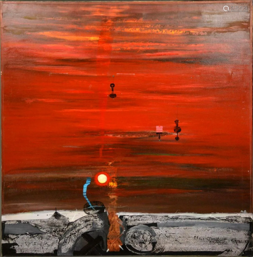 Patrick McCarthy (20th Century) Acrylic on canvas,