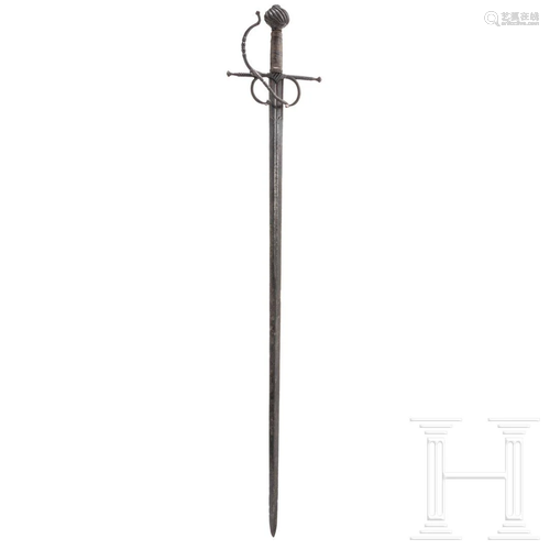 An Italian military rapier, circa 1560