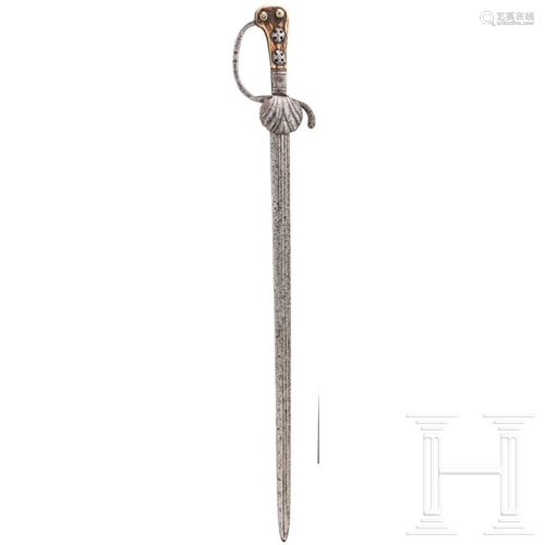 A German hunting sword, 2nd half of the 17th century