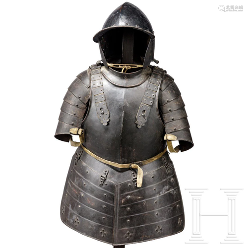 An Italian pikeman's suit of armour, 17th century