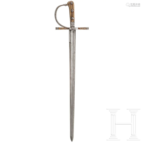 A German hunting sword, circa 1700