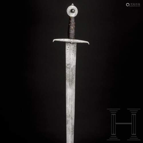 A French medieval sword, circa 1400-20