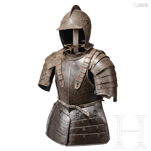 An Italian pikeman's suit of armour, 17th century