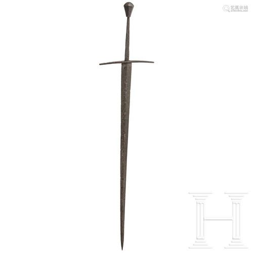 A knightly sword, Passau, 1st half of the 15th century