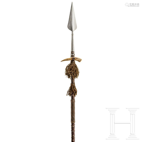 A German boar spear, 19th century