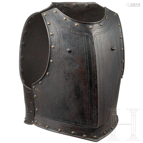 A French bullet-proof cuirass, circa 1700