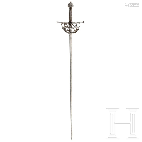 An Italian rapier, circa 1620