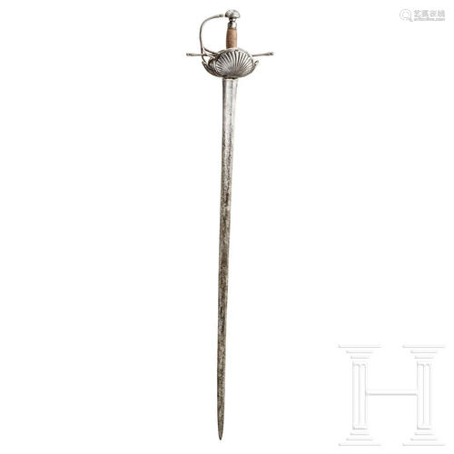 A Spanish military rapier, circa 1680