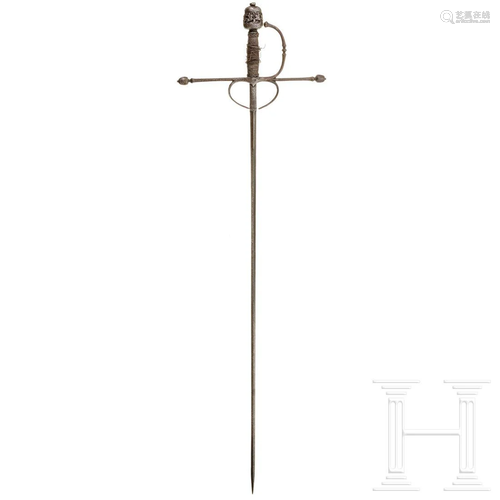 A rapier, assembled from old parts, 1600-50