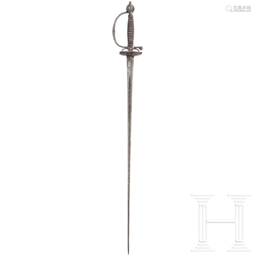 A French iron-cut small-sword, circa 1780