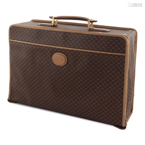 Gucci, vintage cabin suitcase 1970s circa 51,5x37x16,5