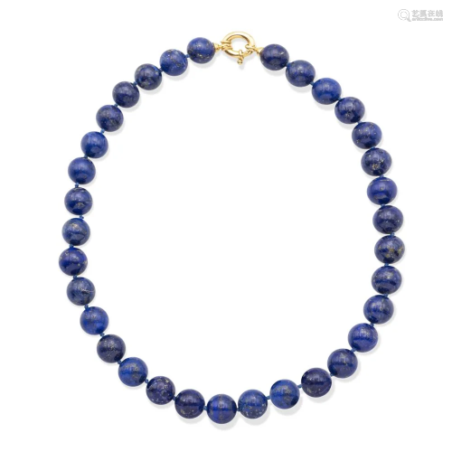 One strand of lapis lazuli necklace weight 143 gr.