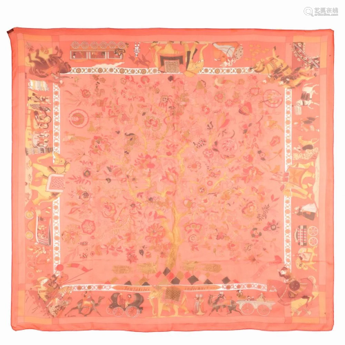 Hermes Fantaisies Indiennes collection shawl